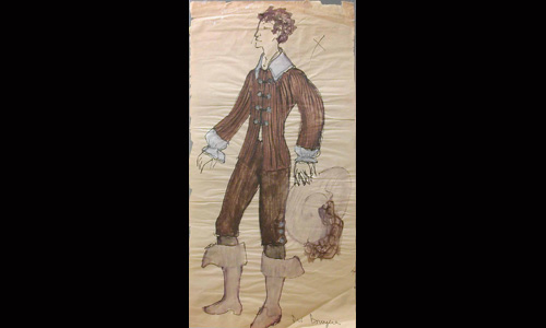les décors et costumes de Capitaine Fracasse (le) de Théophile GAUTIER - 1964