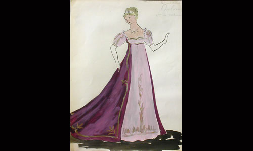 Les maquettes de décors et de costumes de théâtre
