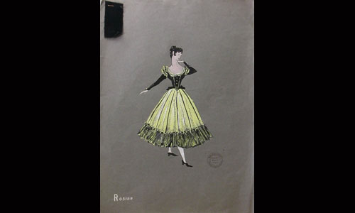 Les maquettes de décors et de costumes de théâtre