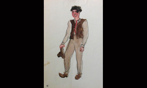 Les maquettes de décors et de costumes de théâtre