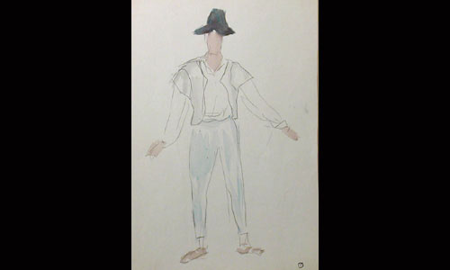 Les maquettes de décors et de costumes de théâtre