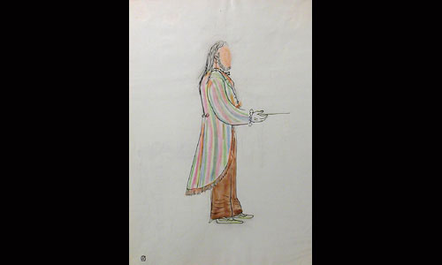 Les maquettes de décors et de costumes de théâtre