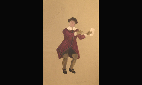 Les maquettes de décors et de costumes de théâtre