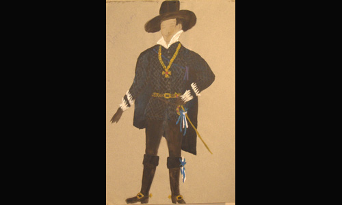 Les maquettes de décors et de costumes de théâtre