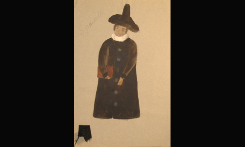Les maquettes de décors et de costumes de théâtre