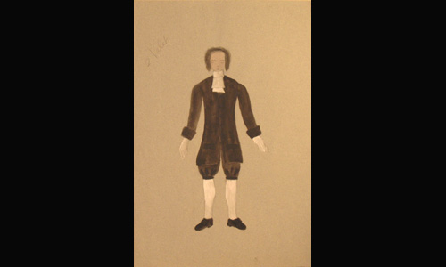 Les maquettes de décors et de costumes de théâtre