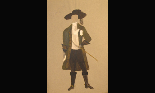 Les maquettes de décors et de costumes de théâtre
