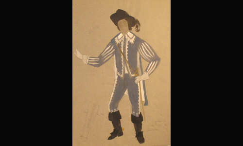 Les maquettes de décors et de costumes de théâtre