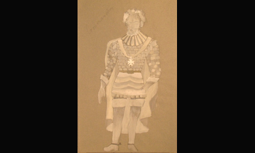 Les maquettes de décors et de costumes de théâtre