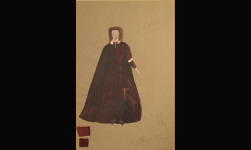 Les maquettes de décors et de costumes de théâtre
