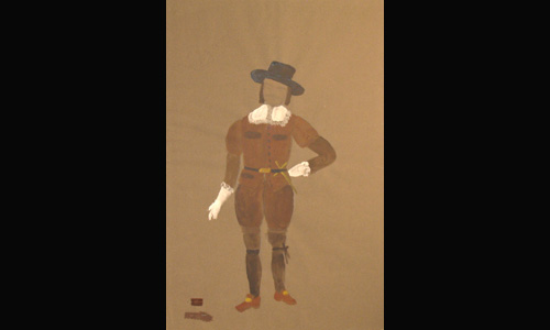 Les maquettes de décors et de costumes de théâtre