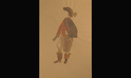 Les maquettes de décors et de costumes de théâtre