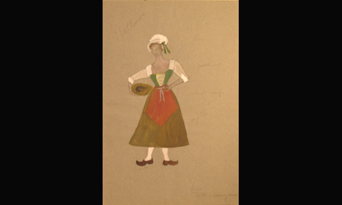 Les maquettes de décors et de costumes de théâtre