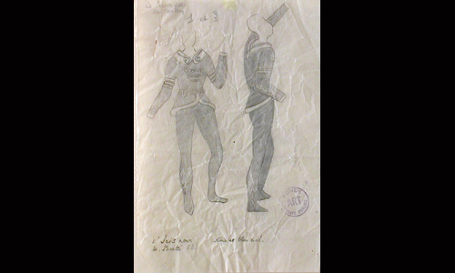 Les maquettes de décors et de costumes de théâtre