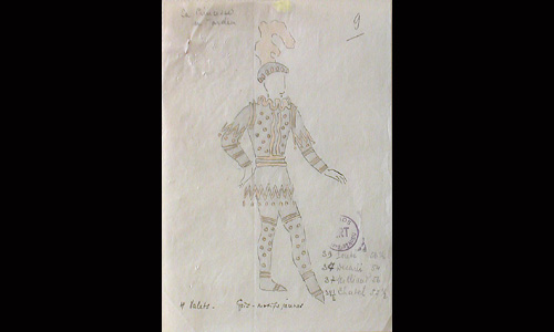 Les maquettes de décors et de costumes de théâtre