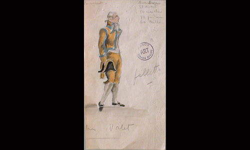 Les maquettes de décors et de costumes de théâtre
