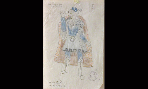 Les maquettes de décors et de costumes de théâtre