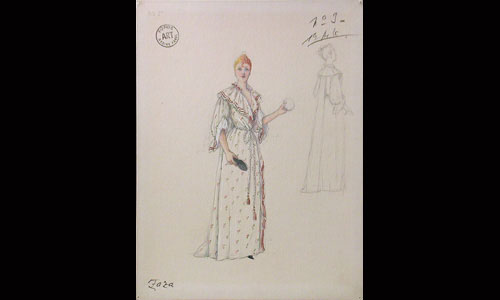 Les maquettes de décors et de costumes de théâtre