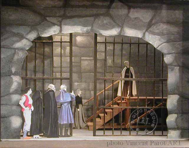 les décors et costumes de Dialogues des Carmélites de Georges BERNANOS - 1952