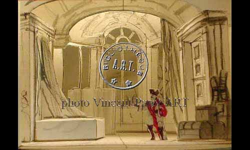 Les maquettes de décors et de costumes de théâtre