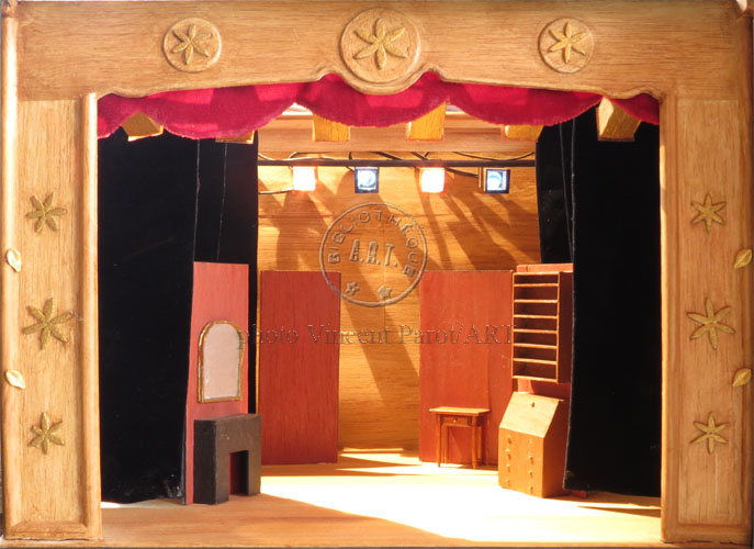 Les maquettes de décors et de costumes de théâtre