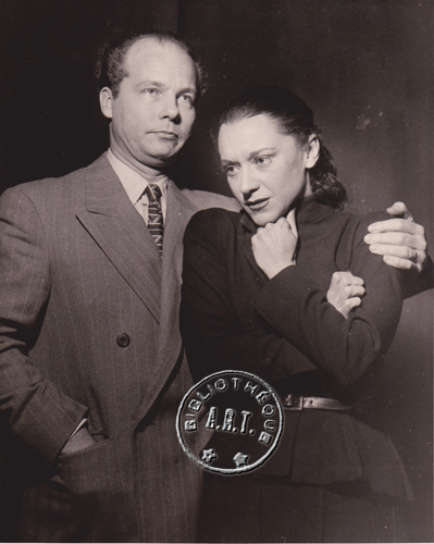 Yves Brainville et Maria Casarès