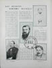 Le Théâtre et Comœdia Illustré, mars 1922: les dessins d' Henry Bataille: Alfred Capu, Tristan Bernard, Henri de Régnier et Maurice Donnay