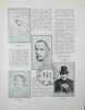 Le Théâtre et Comœdia Illustré, mars 1922: les dessins d' Henry Bataille: Willy, Jules Renard, Octave Mirbeau et Edmond Sée
