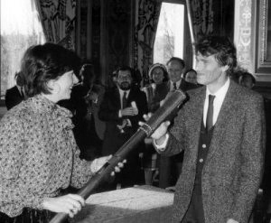 Françoise de Panafieu et Laurent Terzieff
