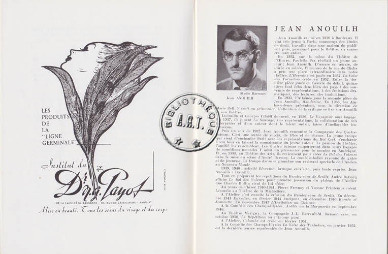 Les programmes de Théatre de l\