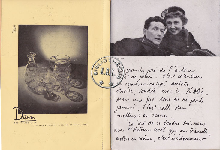 Les programmes de Théatre de l\