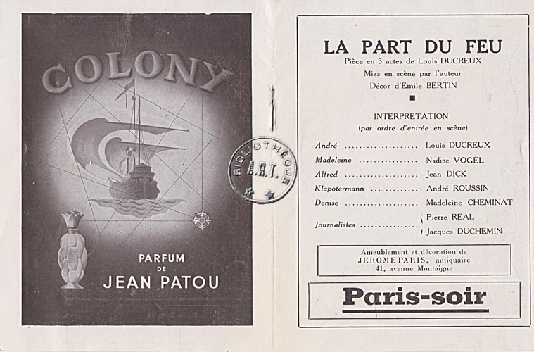 Les programmes de Théatre de l\