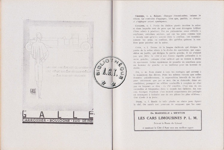 Les programmes de Théatre de l\