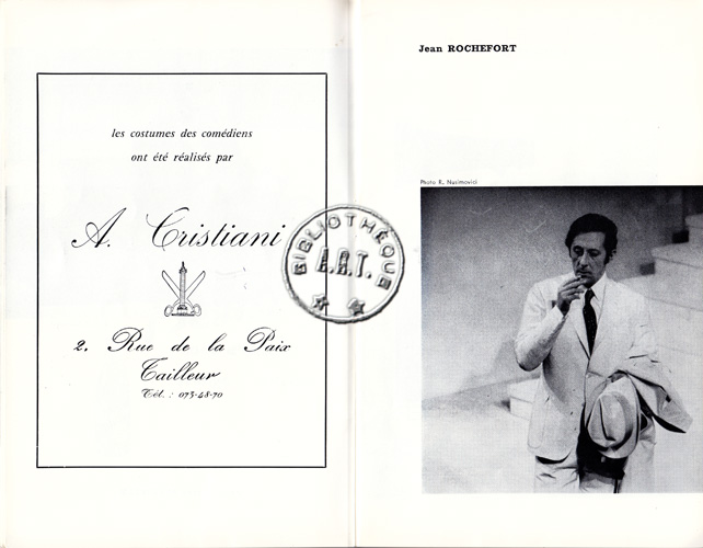 Les programmes de Théatre de l\