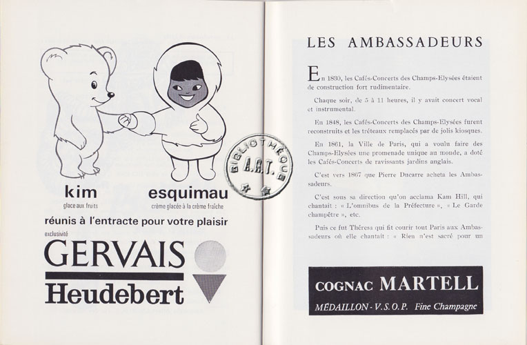 Les programmes de Théatre de l\