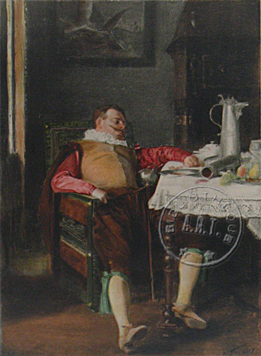 Constant Coquelin dans L' Aventurière d'Émile Augier