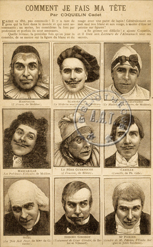 Comment je fais ma tête par Coquelin cadet dans L' Almanach