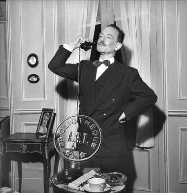 Pierre Fresnay dans "Les oeufs de l'autruche" d'André Roussin