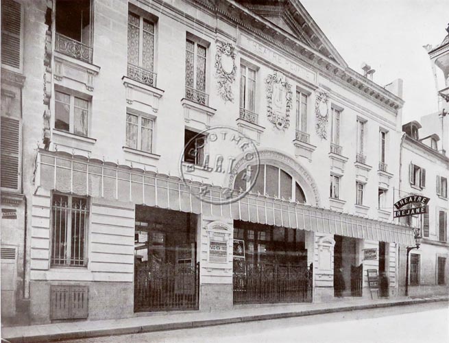 Le Théâtre de Paris sous le nom de Théâtre Réjane