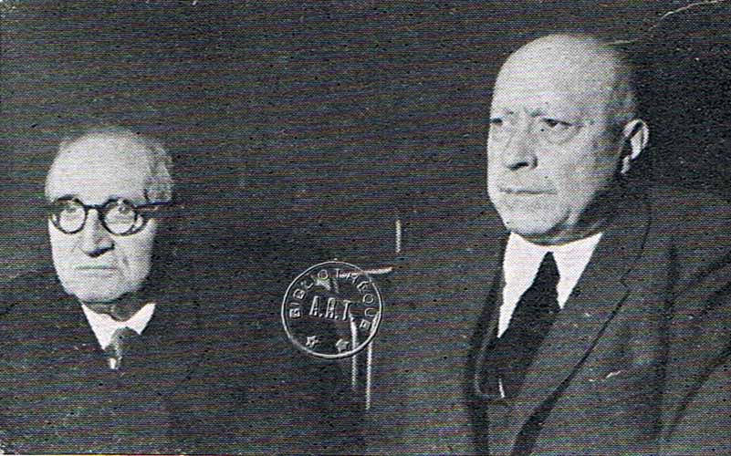 Paul Claudel et Jacques Hébertot