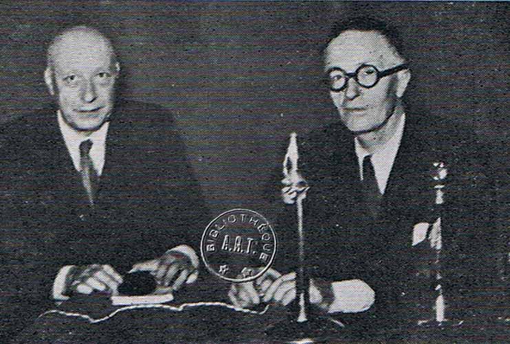 Jacques Hébertot et Jean Giraudoux