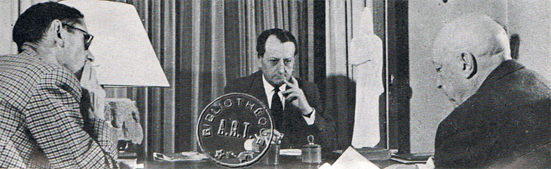 Thierry Maulnier, André Malraux et Jacques Hébertot