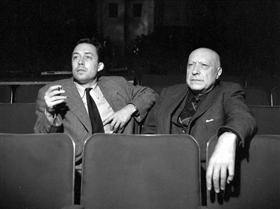 Albert Camus et Jacques Hébertot
